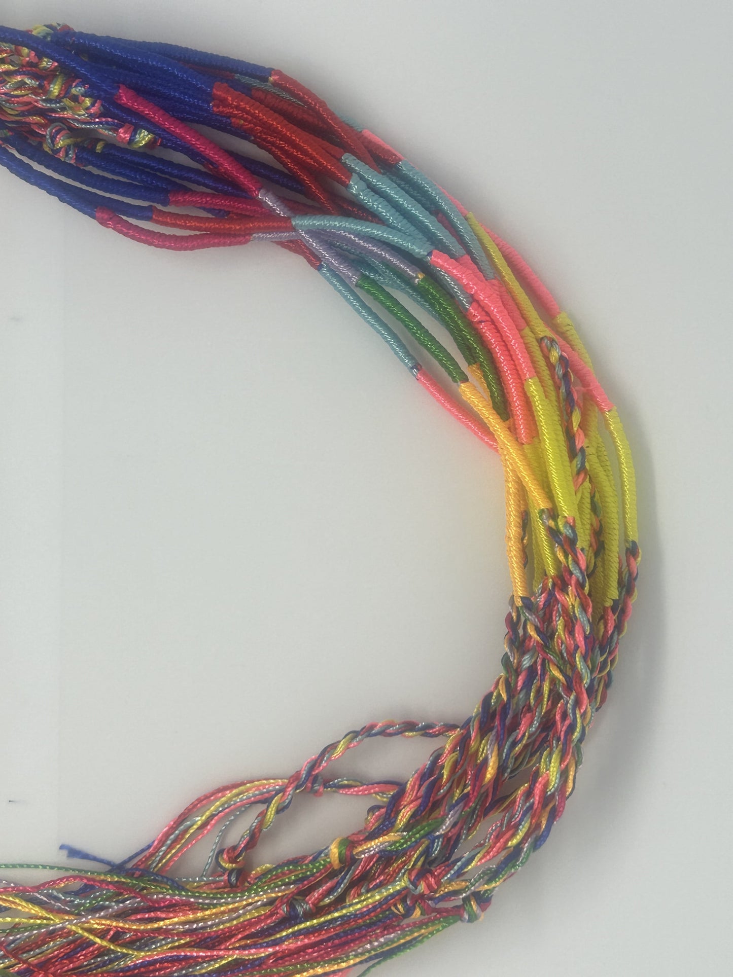 Hair Wrap - Blue, Red, Blue, Pink, Yellow