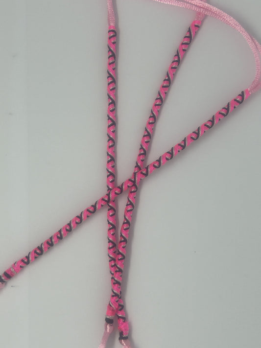 Hair Wrap - Pink, Black and White