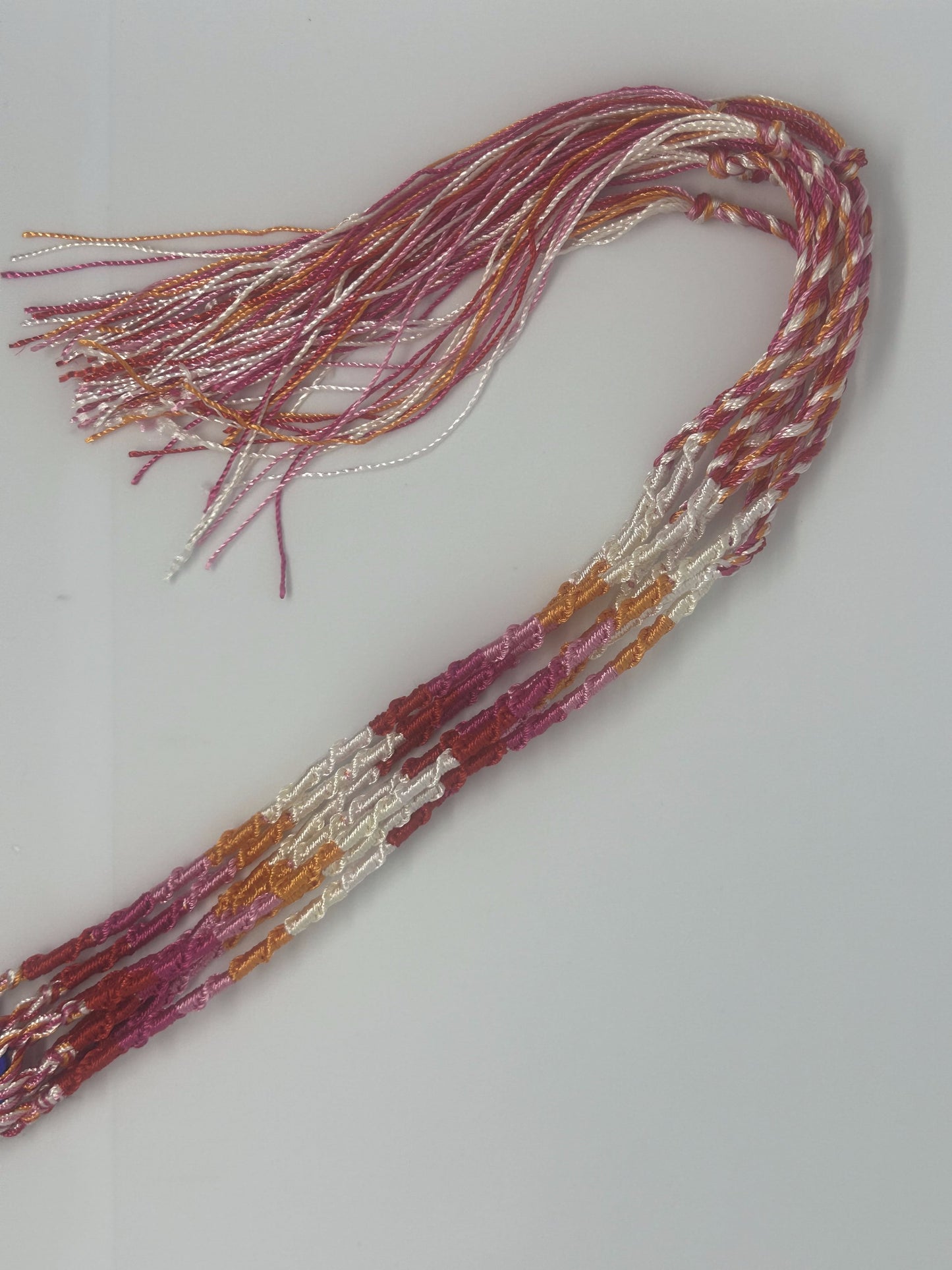 Hair Wrap - Red, Pink, Orange, White